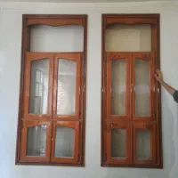 بوفه چوبی برا دیوار قدیمی