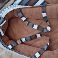 تشک غلت گیرنوزاد همراه با پتو و بالشت مخمل