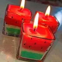 شمع شیشه ای معطر شب یلدا