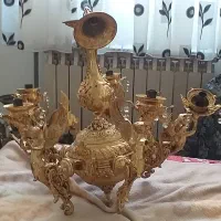 لوستر ومیز سه تکیه در حد نو|لوستر و چراغ آویز|ارومیه, |دیوار