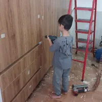 نصاب درب چوب و ام دی اف|خدمات پیشه و مهارت|کاشان, ولیعصر|دیوار