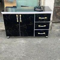 کابینت فلزی با درب های ملامین