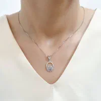 گردنبند نقره کادو تولد متفاوت شیک جواهری ناب 3107|بدلیجات|تبریز, |دیوار