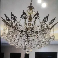 لوستر برنز طلایی۱۸لامپ