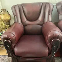 مبل راحتی چرم ۴نفره