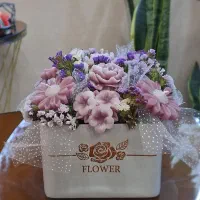 باکس گل شمعی جاودان|صنایع دستی و سایر لوازم تزئینی|آران و بیدگل, |دیوار