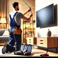 نصب نصاب انتن تنظیم انتن تلویزیون گیرنده دیجیتال