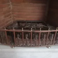 گارد شومینه به همراه مشعل