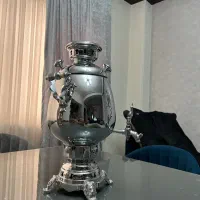 سماور گازی ضخیم مارک گل سرخ کاملا نو