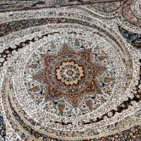 فرش 9 متری 700 شانه دستباف گونه آوا نگین مشهد