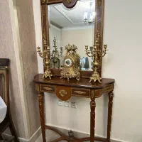 آینه کنسول برنز کاری شده|بوفه، ویترین، کنسول|تهران, ارم|دیوار