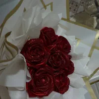 گل روز زن|گل مصنوعی|آبیک, |دیوار