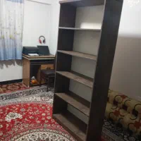 کتابخانه یا قفسه چوبی|کتابخانه، شلف، قفسه‌های دیواری|کرمانشاه, |دیوار