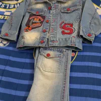 کت و شلوار لی بچه گانه|کفش و لباس بچه|برخوار, |دیوار