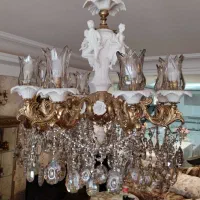 لوستر چینی برنز مجسمه ای  اصل اصل