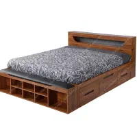 تخت خواب دونفره باکس دار  مدل آرش