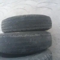 دوعدد لاستیک جلو با رینگ جلو