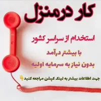 کار با درآمد بالا برای بانوان بالای ۱۹ سال