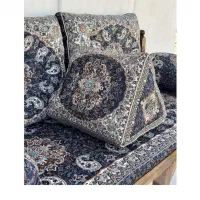 سرویس شاه نشین ورومیزی ترمه|پشتی|فشاپویه, |دیوار