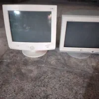 دوعدد مانتیور کامپیوتر قدیمی با اسپکیراسالم به شرط