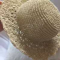 کیف و کلاه زیبا بافته شده با نخ رافیا