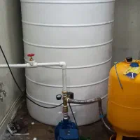 نصب پمپ آب ومنبع خانگی با لوازم کلی