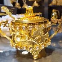 قَندانِ آبطلا۲۴اماراتی نگین الماسی درشت وارداتی|ظروف سرو و پذیرایی|مشهد, سلام|دیوار