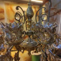 لوستر برنزی|لوستر و چراغ آویز|تبریز, |دیوار