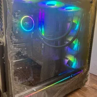 کیس کامپیوتر حرفه ای در حد نو|رایانه رومیزی|سنندج, |دیوار