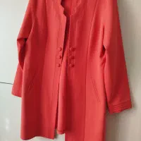 مانتو کتی مرجانی سایز ۴۶