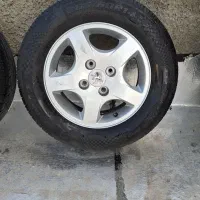 رینگ تورنادو 14 با لاستیک 100%|قطعات یدکی و لوازم جانبی|قزوین, |دیوار