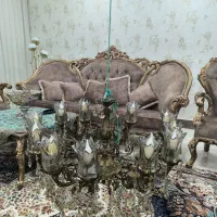 لوستر برنز 12 شعله|لوستر و چراغ آویز|کرمانشاه, |دیوار