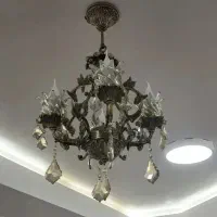دو عدد لوستر جنس برنز