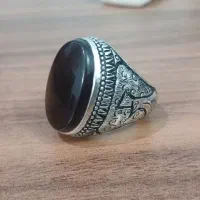 انگشتر تمام قلم سنگ عقیق