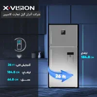 یخچال فریزر ایکس ویژن سری بالا فریزر|یخچال و فریزر|رشت, گلباغ نماز|دیوار
