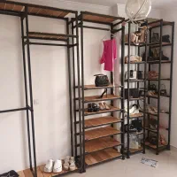 قفسه و جا گلدونی و رگال لباس پروفیل