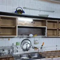 کابینت فلزی سالم بدون پوسیدگی رنگ طرح چوب|مصالح و تجهیزات ساختمان|اصفهان, برزان|دیوار