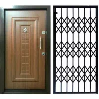 درب ضد سرقت،اکاردئون و حیاطی