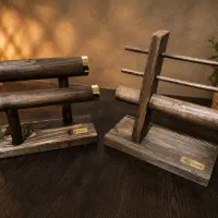 استند چوبی ساعت و زیور آلات