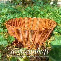 سبد حصیری با نخ مفتولی