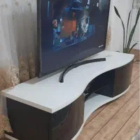 میزتلویزیون ام دی اف و شیشه