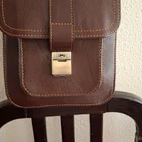 کیف دستی ودوشی چرم طبیعی