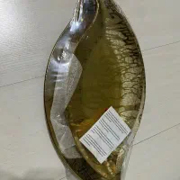 ظرف لورنزا طلایی مدل اشکی دو تیکه