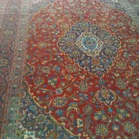 فرش دستباف قدیمی کاشان ۱۲ متری