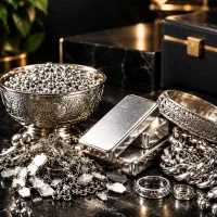 خریدوفروش نقره با قیمت روز شمش، ساچمه، شکسته غفاری