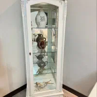 بوفه ویترین سفید