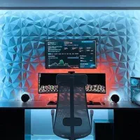 دیوارپوش 3D بلاگری ، کلینیک ، دفترکار ، کافه