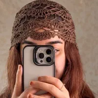 کلاه قلاب بافی تابستانه نخ ترک