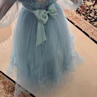 لباس نو آبی فنر دار