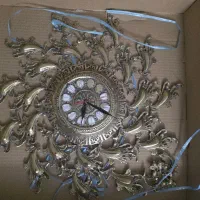 ساعت برنز دیواری سالم در حد نو